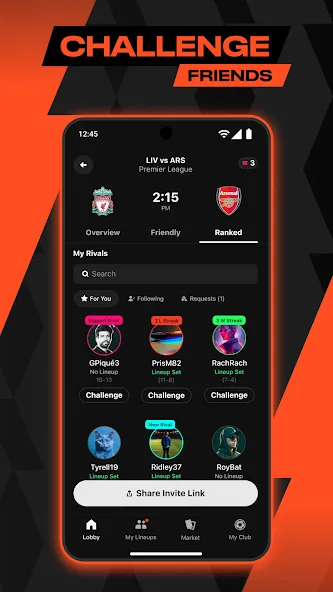 Sorare Rivals Fantasy Football (Сораре) [MOD: Premium/Unlocked] - Скриншот 2