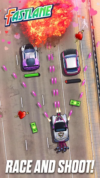 Fastlane: Road to Revenge (Фастлейн) [MOD: Бесконечные деньги] - Скриншот 1