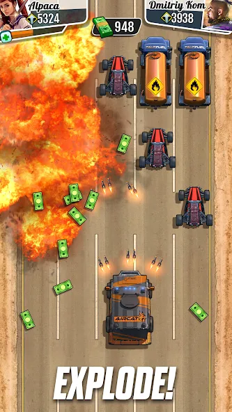 Fastlane: Road to Revenge (Фастлейн) [MOD: Бесконечные деньги] - Скриншот 4