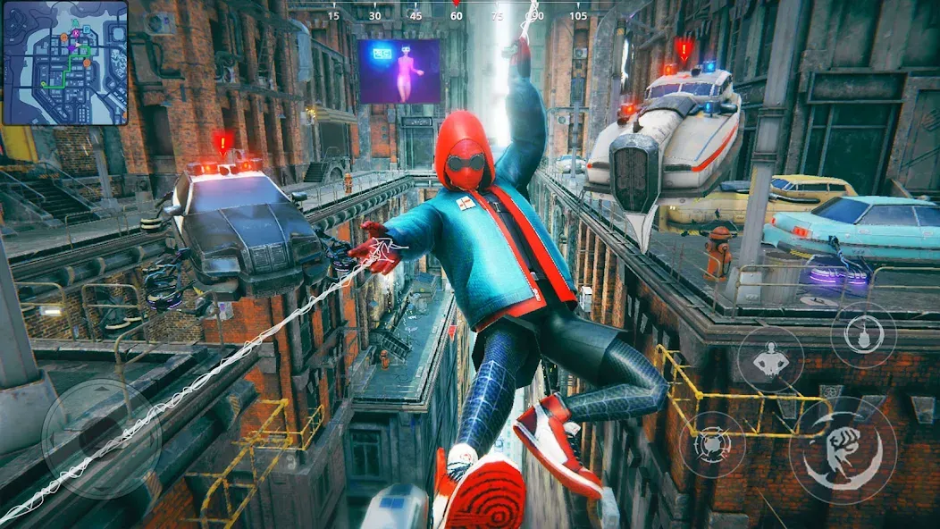 Super city Hero:Spider Game (Супер город Герой) [MOD: Меню/Много денег] - Скриншот 4