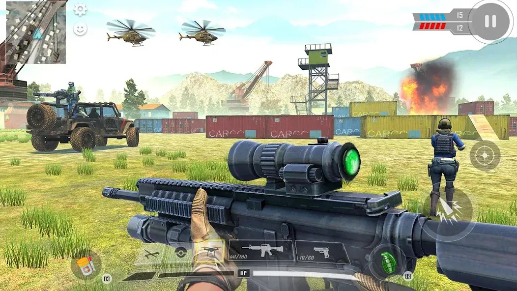 Commando War Army Game Offline [MOD: Premium/Unlocked] - Скриншот 4