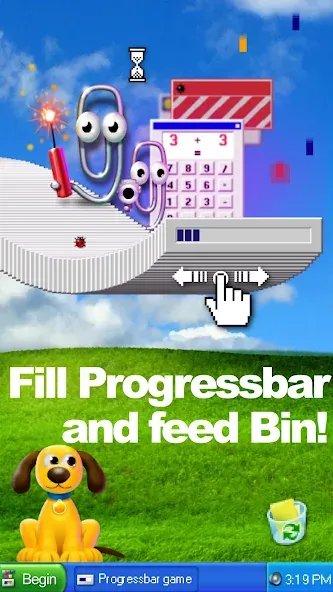 Progressbar95 — nostalgic game (Прогрессбар95) [MOD: Мод Меню/Взлом] - Скриншот 2