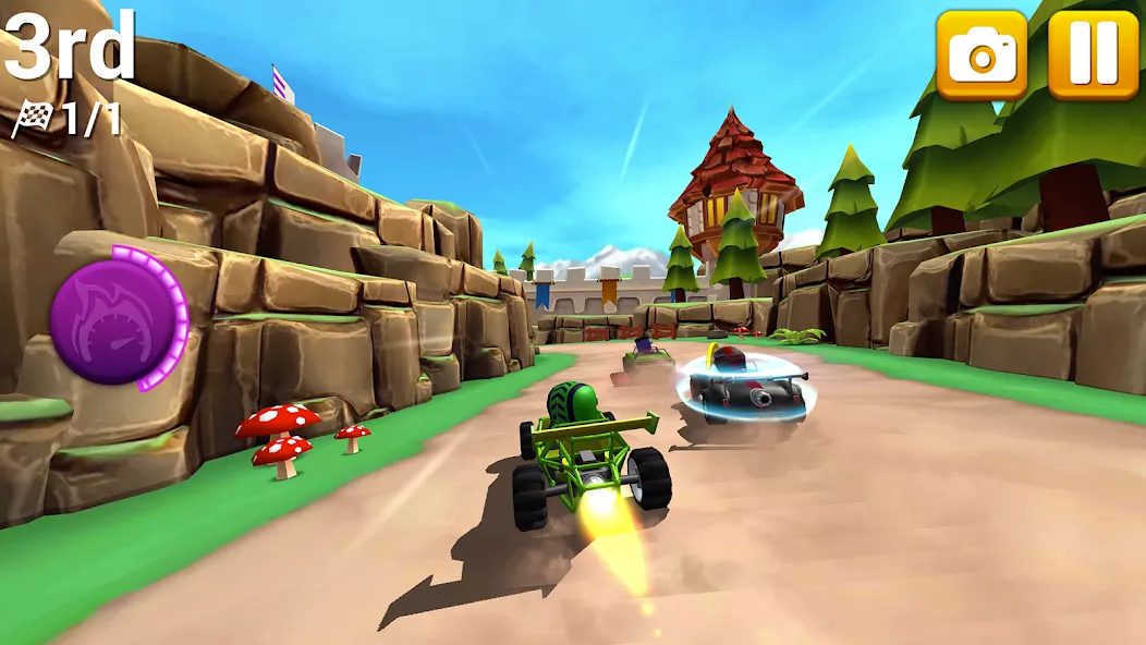 Rev Heads Rally (Рев Хедс Ралли) [MOD: Меню/Много денег] - Скриншот 4