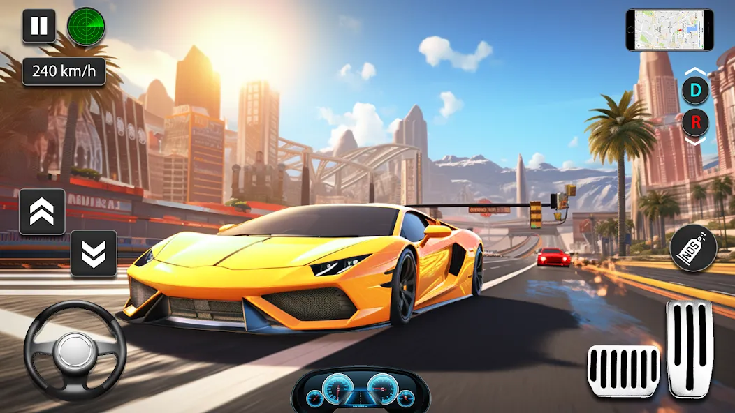 GT Car Stunt : Ramp Car Stunts (ДжиТи Кар Стант) [MOD: Premium/Unlocked] - Скриншот 1