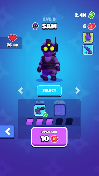 Stealth Master: Assassin Ninja (Стил Мастер) [MOD: Все разблокировано] - Скриншот 2