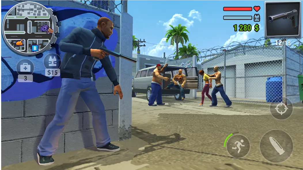 Gangs Town Story (Гэнгз Таун Стори) [MOD: Мод Меню/Взлом] - Скриншот 4