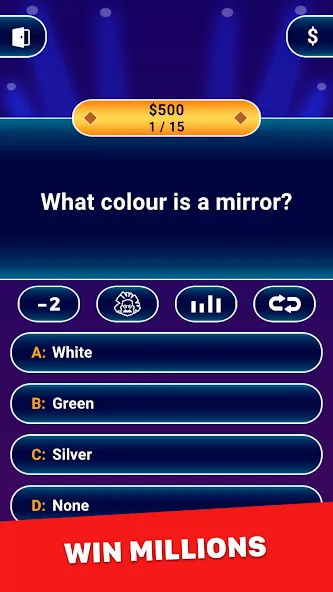 Millionaire 2024: Trivia Game [MOD: Все открыто] - Скриншот 1