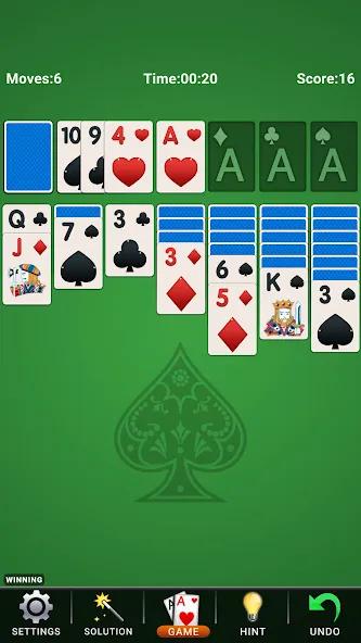 Solitaire: Classic Card Game [MOD: Много монет/Энергии] - Скриншот 1