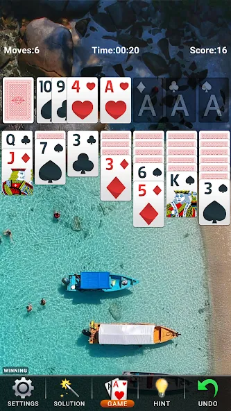 Solitaire: Classic Card Game [MOD: Много монет/Энергии] - Скриншот 5