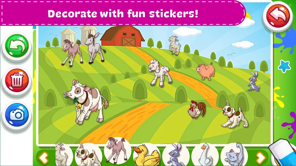 Coloring Book — Kids Paint [MOD: Разблокировано] - Скриншот 2