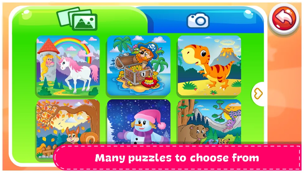 Kids Games — Puzzle World [MOD: Mega Mod/Меню] - Скриншот 3