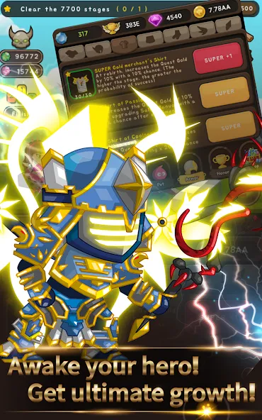 +9 God Blessing Cash Knight [MOD: Мод Меню/Взлом] - Скриншот 5