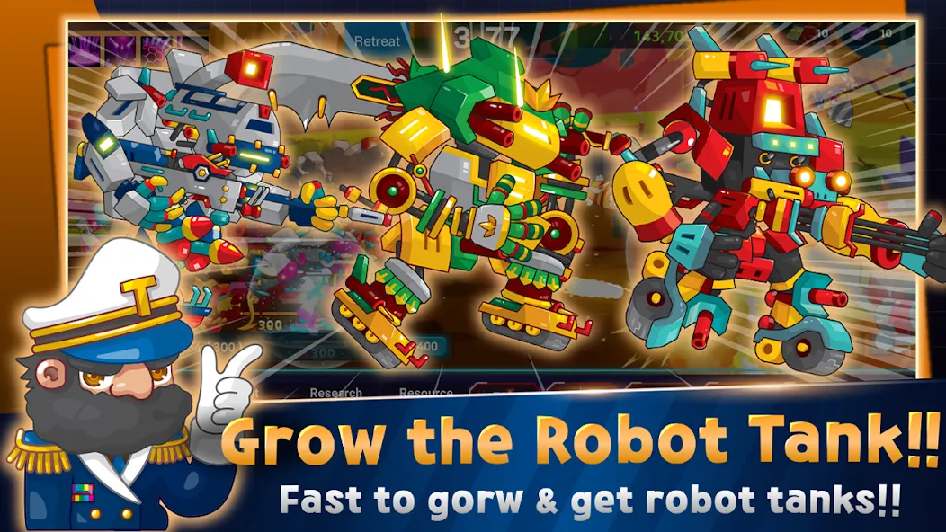 Mini Robot Tank : idle (Мини Робот Танк) [MOD: Разблокировано] - Скриншот 3
