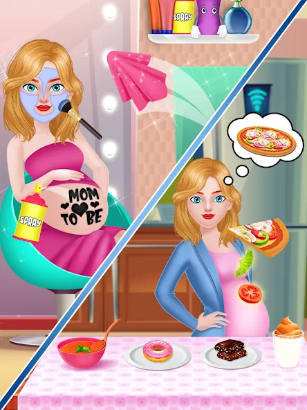 Mom Babysitting Game [MOD: Много монет/Энергии] - Скриншот 1