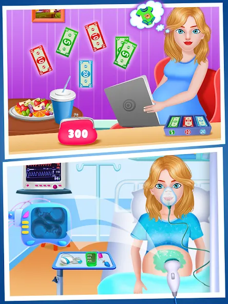 Mom Babysitting Game [MOD: Много монет/Энергии] - Скриншот 2