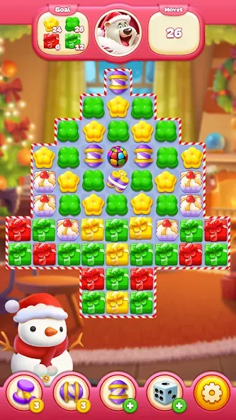 Sweet Candy Match: Puzzle Game (Свит Кэнди Матч) [MOD: Premium/Unlocked] - Скриншот 1