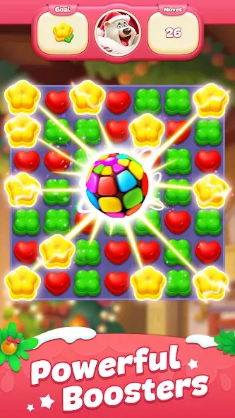 Sweet Candy Match: Puzzle Game (Свит Кэнди Матч) [MOD: Premium/Unlocked] - Скриншот 2