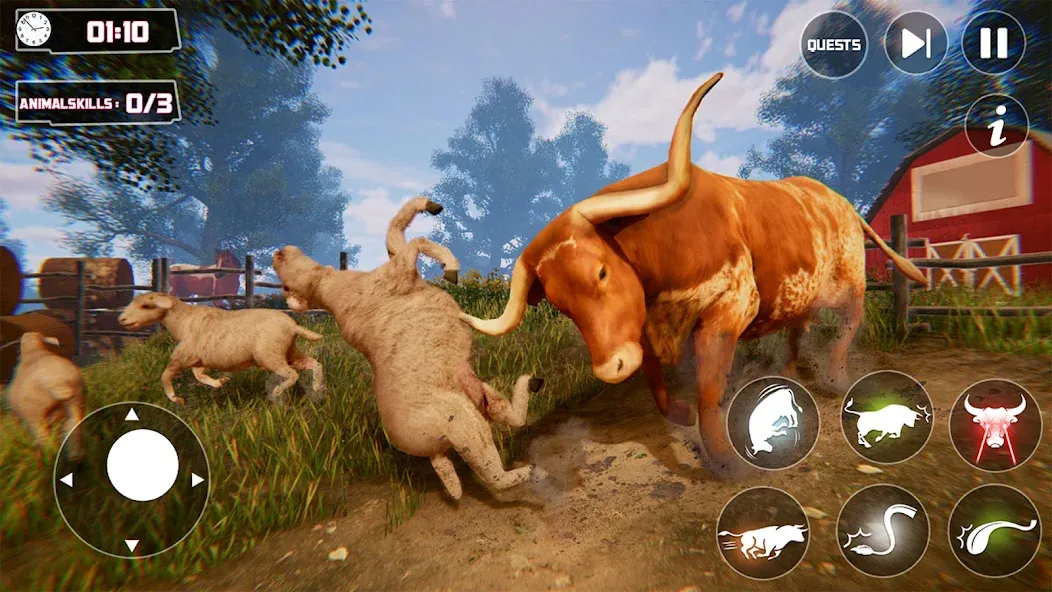 Scary Cow Simulator Rampage (Скари) [MOD: Mega Mod/Меню] - Скриншот 1