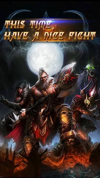 Dark God of War：Idle AFK RPG [MOD: Много монет/Энергии] - Скриншот 1