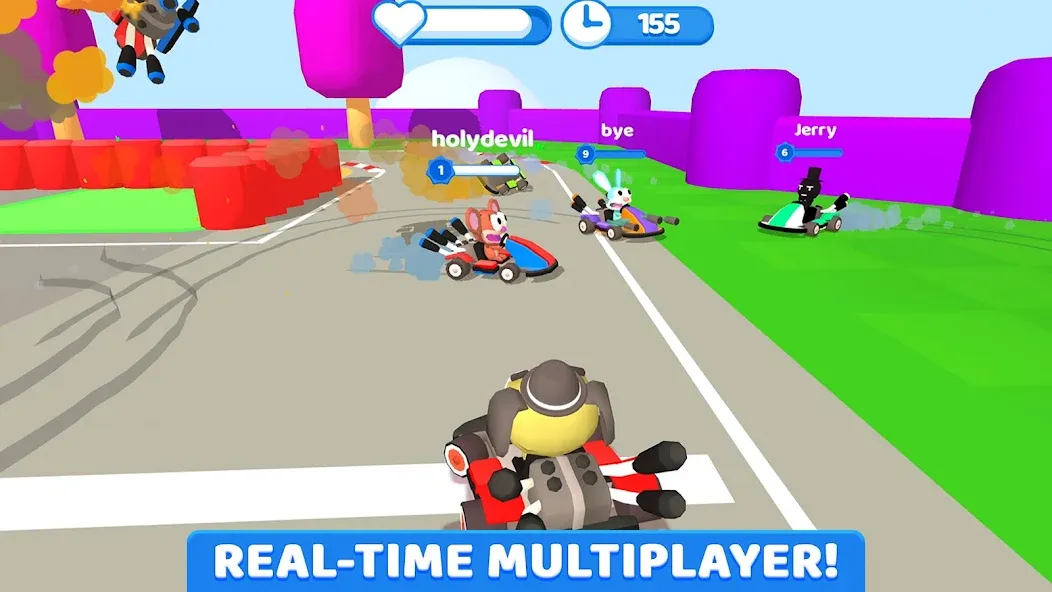 SmashKarts.io [MOD: Много монет/Энергии] - Скриншот 1