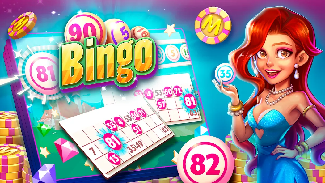 MundiGames: Bingo Slots Casino (Мундийуэгос) [MOD: Много монет/Энергии] - Скриншот 4