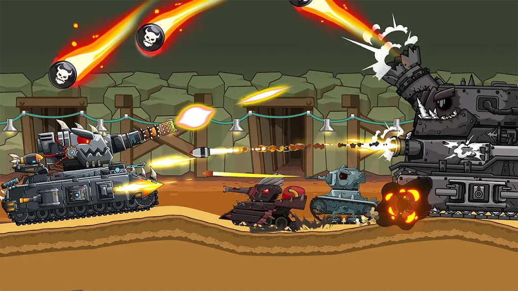 Tank Arena Steel Battle (Танковая Арена Стальное Сражение) [MOD: Мод Меню/Взлом] - Скриншот 2