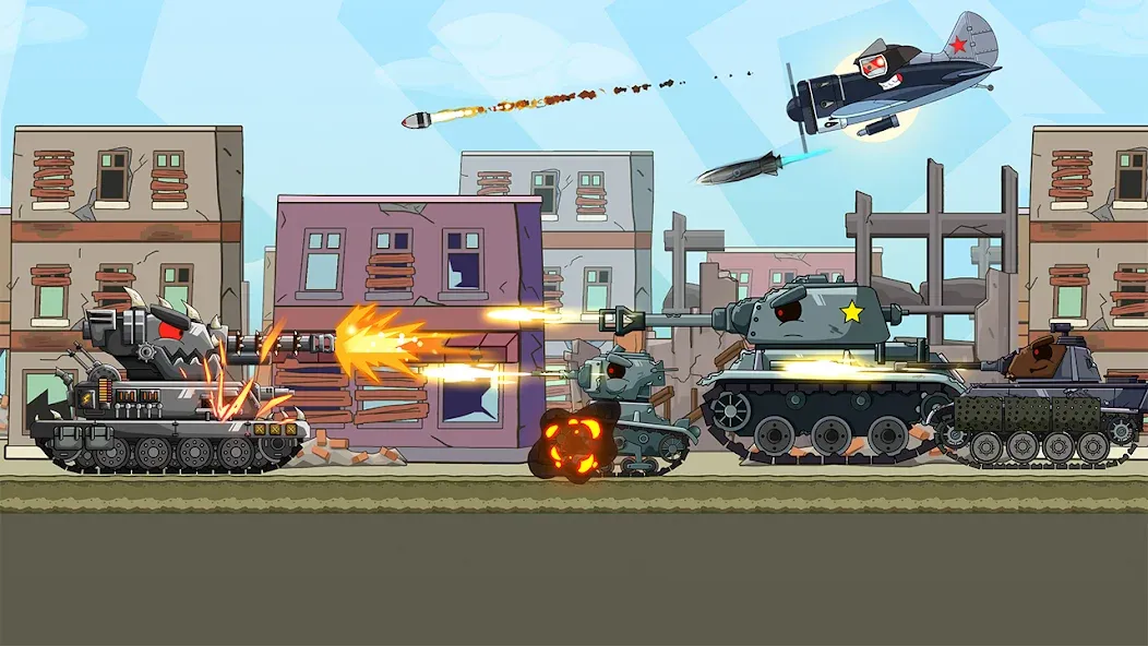 Tank Arena Steel Battle (Танковая Арена Стальное Сражение) [MOD: Мод Меню/Взлом] - Скриншот 3