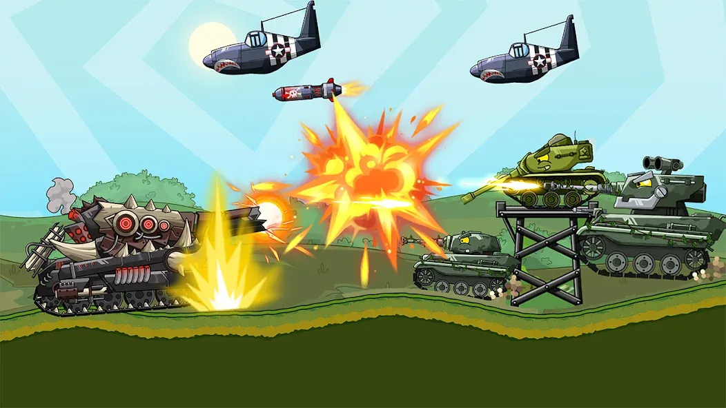 Tank Arena Steel Battle (Танковая Арена Стальное Сражение) [MOD: Мод Меню/Взлом] - Скриншот 4