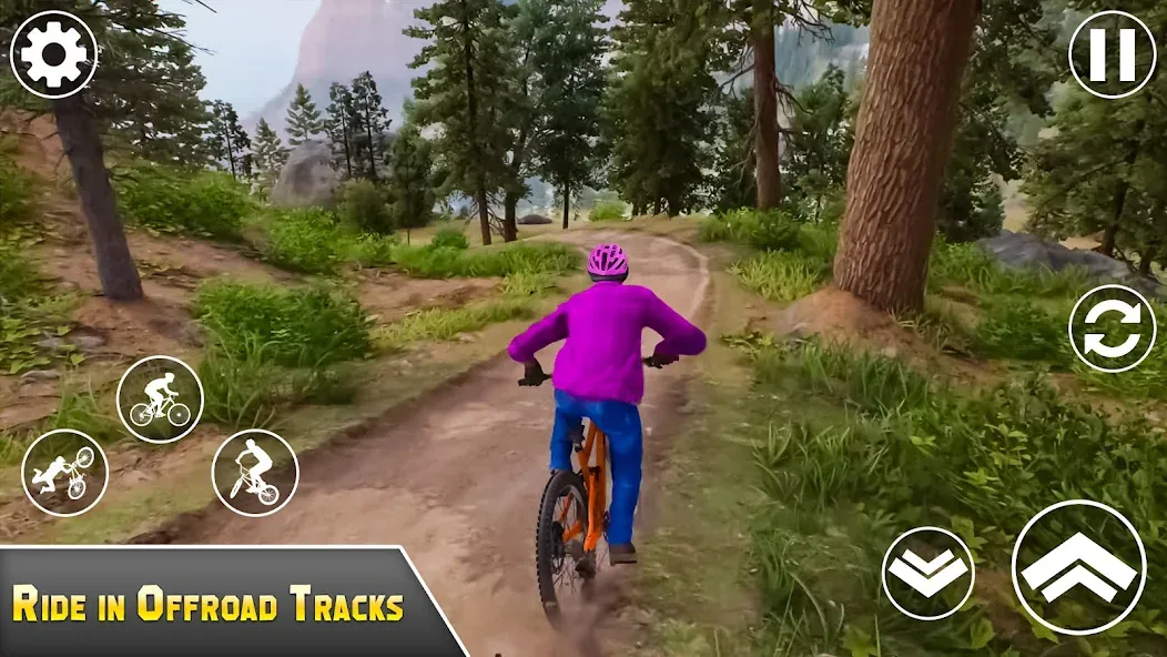 BMX Bicycle Games Offroad Bike [MOD: Бесконечные деньги] - Скриншот 2