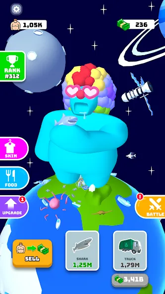 Eating Hero: Clicker Food Game (Итинг Хиро) [MOD: Мод Меню/Взлом] - Скриншот 4
