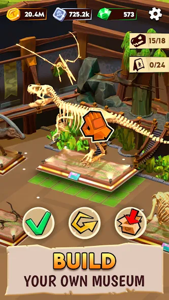 Dino Quest 2: Dinosaur Fossil (Дино Квест 2) [MOD: Меню/Много денег] - Скриншот 2