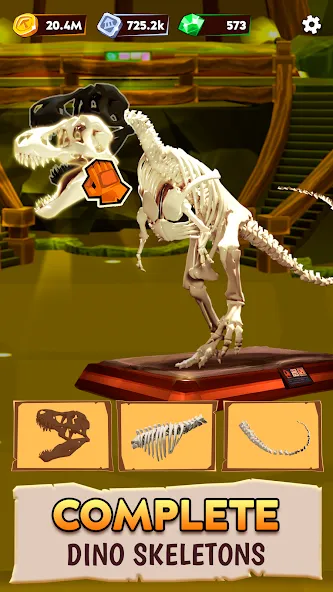 Dino Quest 2: Dinosaur Fossil (Дино Квест 2) [MOD: Меню/Много денег] - Скриншот 3