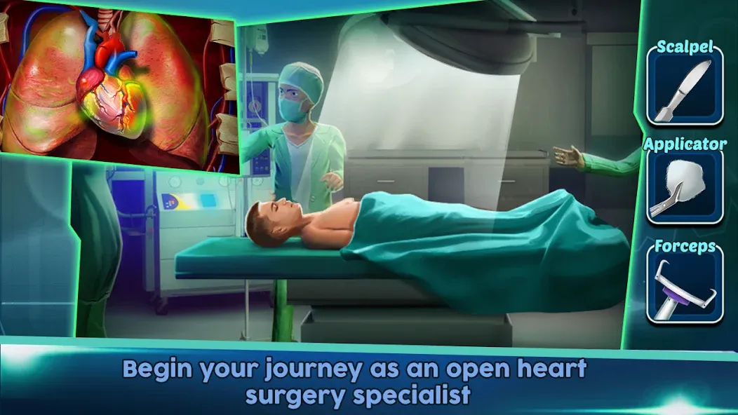 Surgery Doctor Simulator Games [MOD: Мод Меню/Взлом] - Скриншот 1