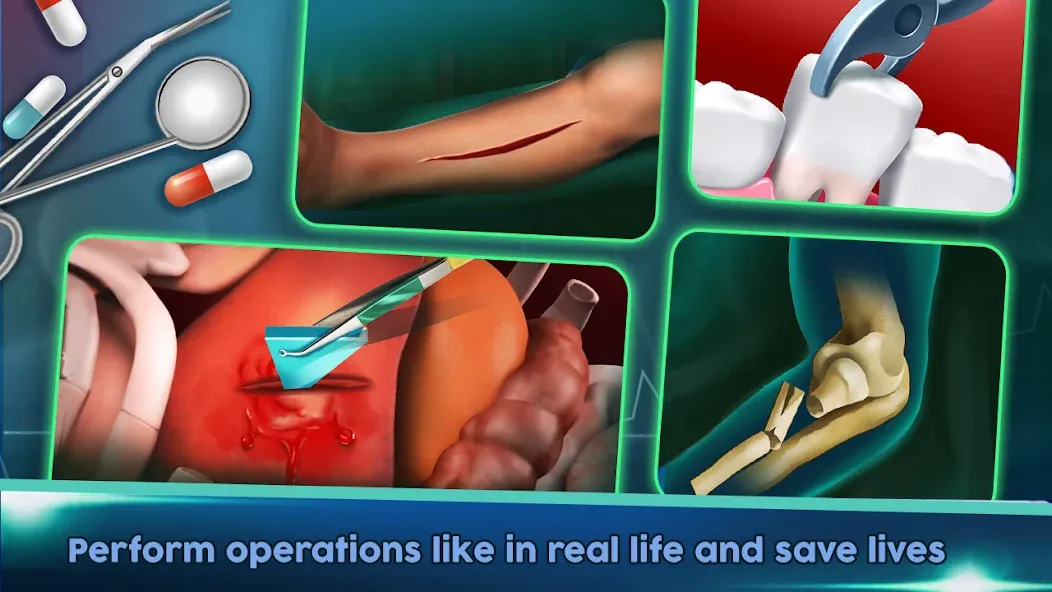 Surgery Doctor Simulator Games [MOD: Мод Меню/Взлом] - Скриншот 5
