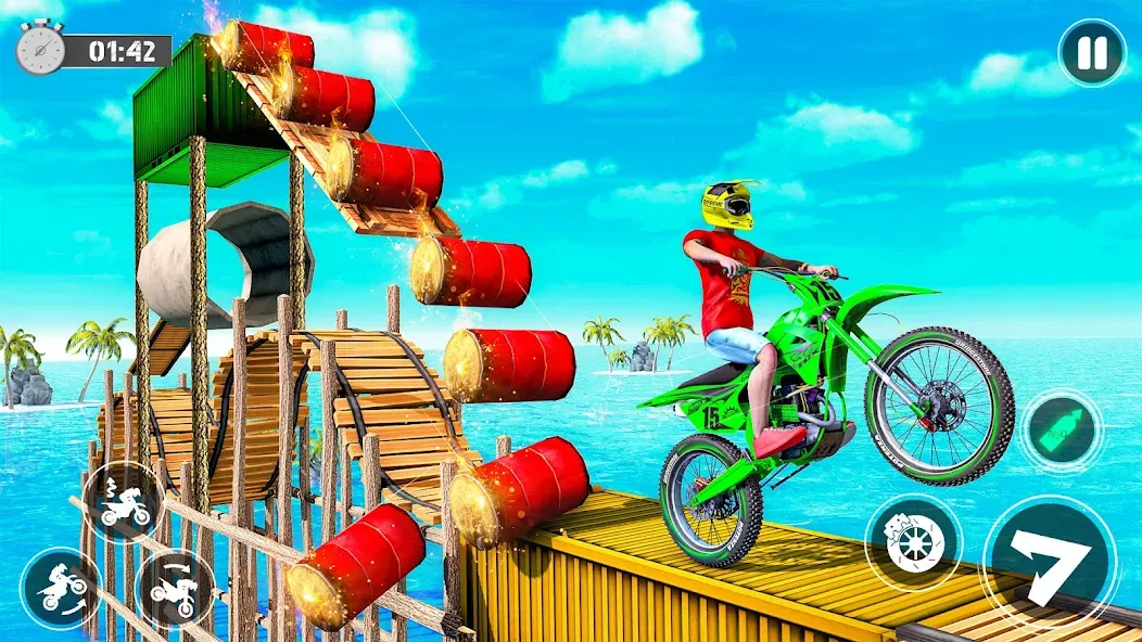 Bike Stunt Race Tricks Master [MOD: Premium/Unlocked] - Скриншот 3