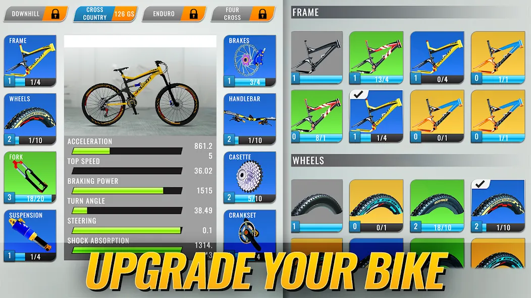 Bike Clash: PvP Cycle Game (Байк Клаш) [MOD: Меню/Много денег] - Скриншот 3