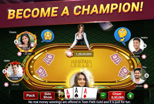 Teen Patti Gold, Rummy & Poker (Тин Патти Голд Кард Гейм) [MOD: Бесконечные деньги] - Скриншот 1