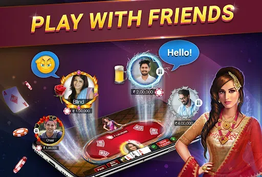 Teen Patti Gold, Rummy & Poker (Тин Патти Голд Кард Гейм) [MOD: Бесконечные деньги] - Скриншот 5