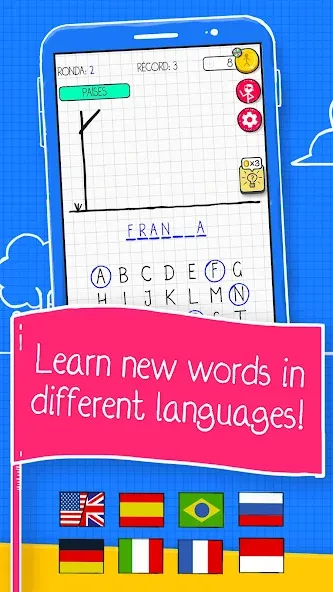 Hangman [MOD: Premium/Unlocked] - Скриншот 2