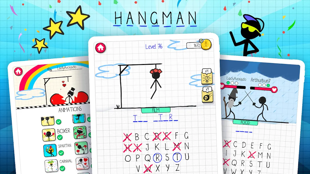 Hangman [MOD: Premium/Unlocked] - Скриншот 5