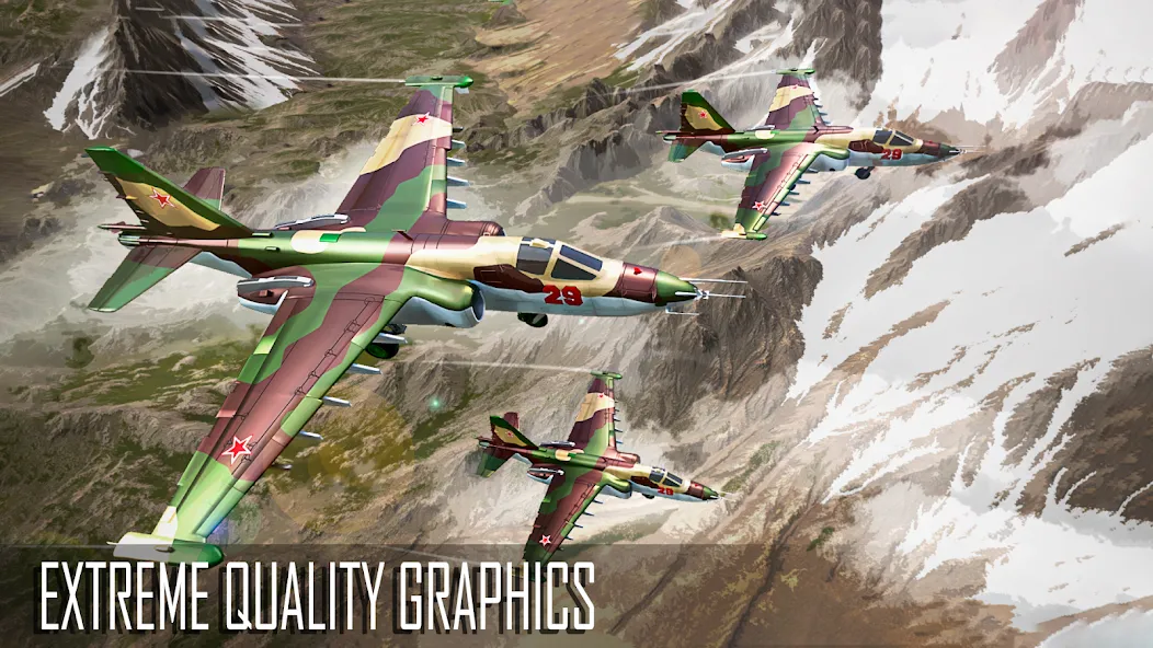 Jet Fighter: Sky Combat 3D (Джет Файтер) [MOD: Все разблокировано] - Скриншот 4