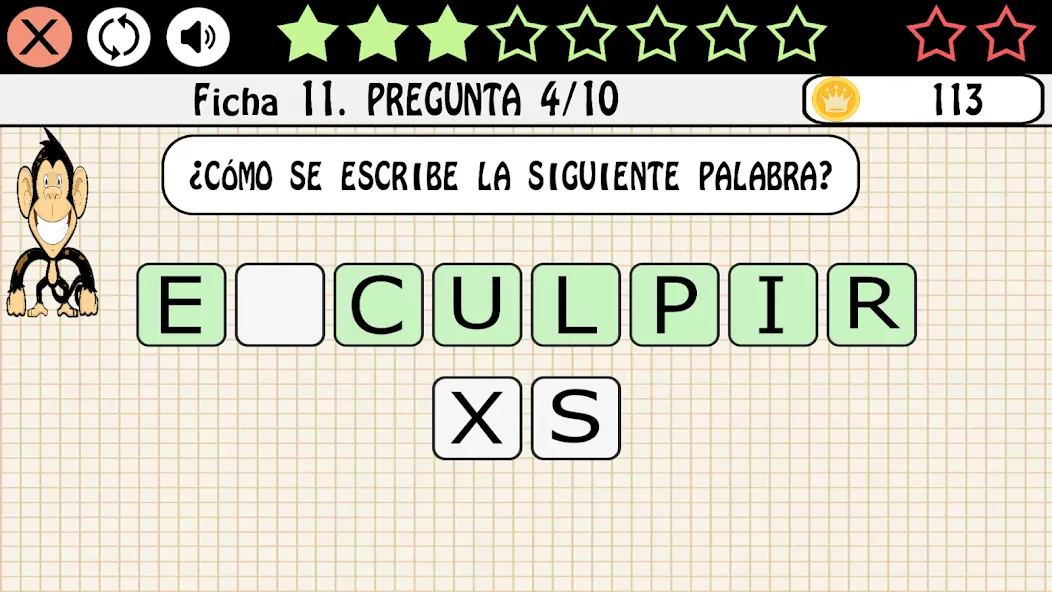 El gran juego de Ortografía [MOD: Много монет/Энергии] - Скриншот 4