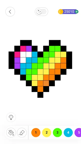 Color by Number：Coloring Games (Цвет по номерам) [MOD: Premium/Unlocked] - Скриншот 4