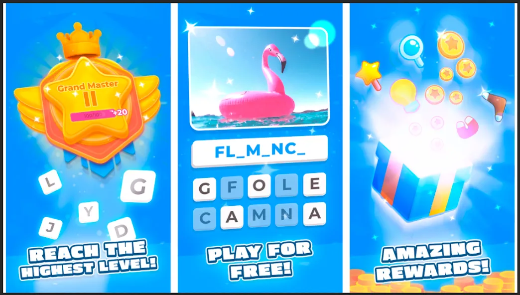 Guess the Word. Word Games [MOD: Mega Mod/Меню] - Скриншот 5