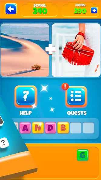 2 Pics 1Word. Offline Games [MOD: Все открыто] - Скриншот 4