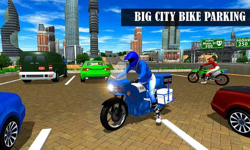 Bike Parking Moto Driving Game (Ларонг Парадахан нг Бисиклета) [MOD: Меню/Много денег] - Скриншот 3