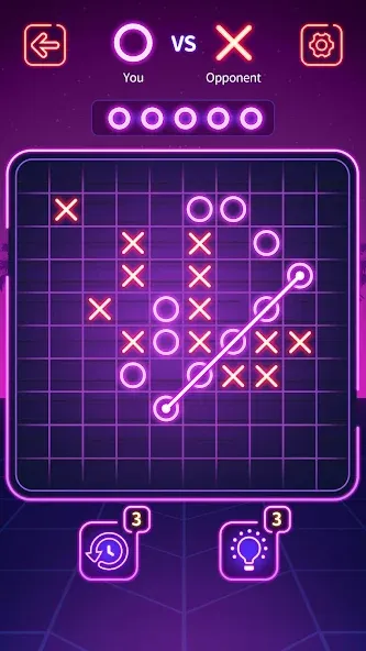 Tic Tac Toe — Offline XOXO (Тиктактое) [MOD: Все разблокировано] - Скриншот 2