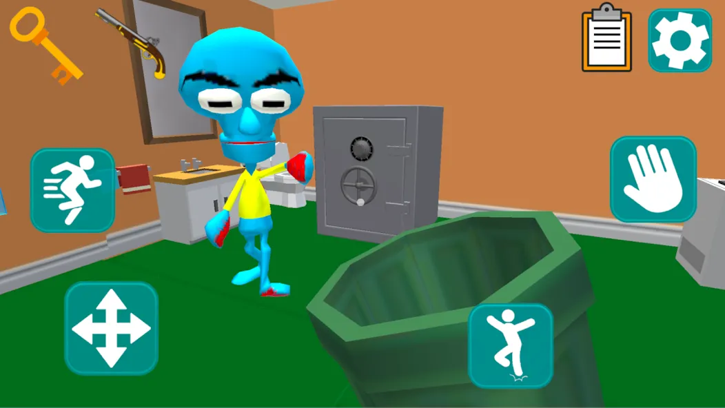 Squid Neighbor. Sponge Escape [MOD: Много монет/Энергии] - Скриншот 2
