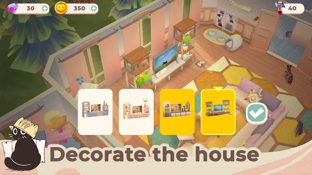 Cat Rescue Story: Pet Shelter (Кэт Рескью Стори) [MOD: Все разблокировано] - Скриншот 2