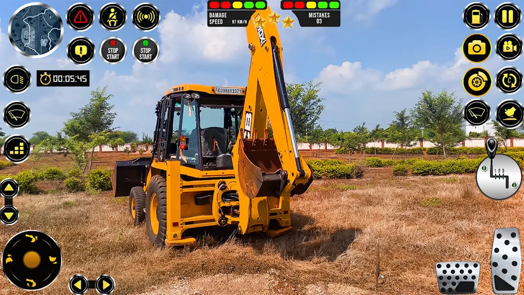 JCB Excavator Construction 3D [MOD: Меню/Много денег] - Скриншот 1